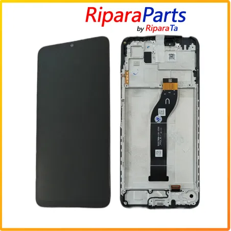 DISPLAY LCD TOUCH FRAME PER XIAOMI REDMI 13C 4G SERVICE PACK SCHERMO NERO