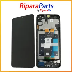 DISPLAY LCD TOUCH FRAME ORIGINALE PER SAMSUNG GALAXY A05s SM-A057F SCHERMO NERO