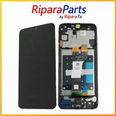 DISPLAY LCD TOUCH FRAME ORIGINALE PER SAMSUNG GALAXY A05s SM-A057F SCHERMO NERO