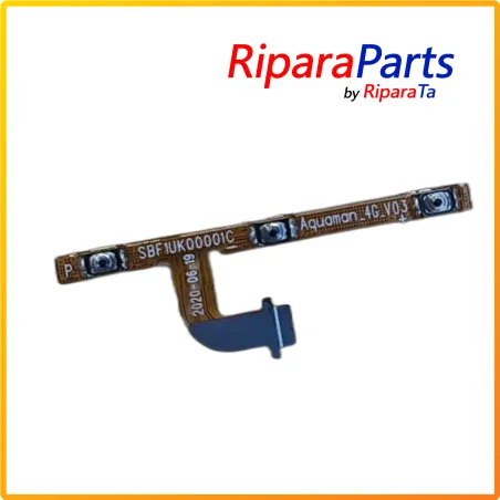 FLEX FLAT TASTI VOLUME UP DOWN+TASTO POWER ON OFF PER ALCATEL 3T 10 2020 8094 8094M 8094X