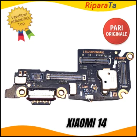CONNETTORE RICARICA XIAOMI 14 23127PN0CG DOCK MIC LETTORE SIM PARI ORIGINALE