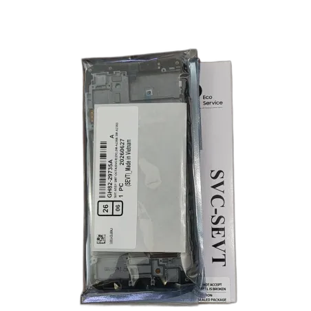 DISPLAY LCD TOUCH FRAME PER SAMSUNG GALAXY A23 5G SM-A236 SERVICE PACK GH82-29735A SCHERMO NERO