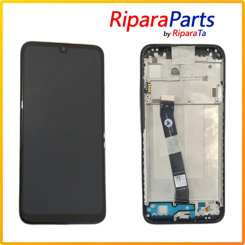 DISPLAY LCD TOUCH+FRAME ORIGINALE PER XIAOMI REDMI 7 M1810F6LG SCHERMO VETRO NERO