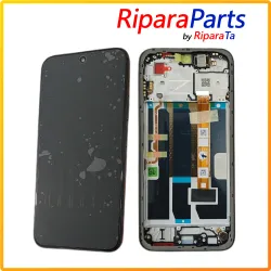 DISPLAY LCD TOUCH+FRAME SERVICE PACK PER OPPO A6 5G CPH2831 SCHERMO VETRO NERO
