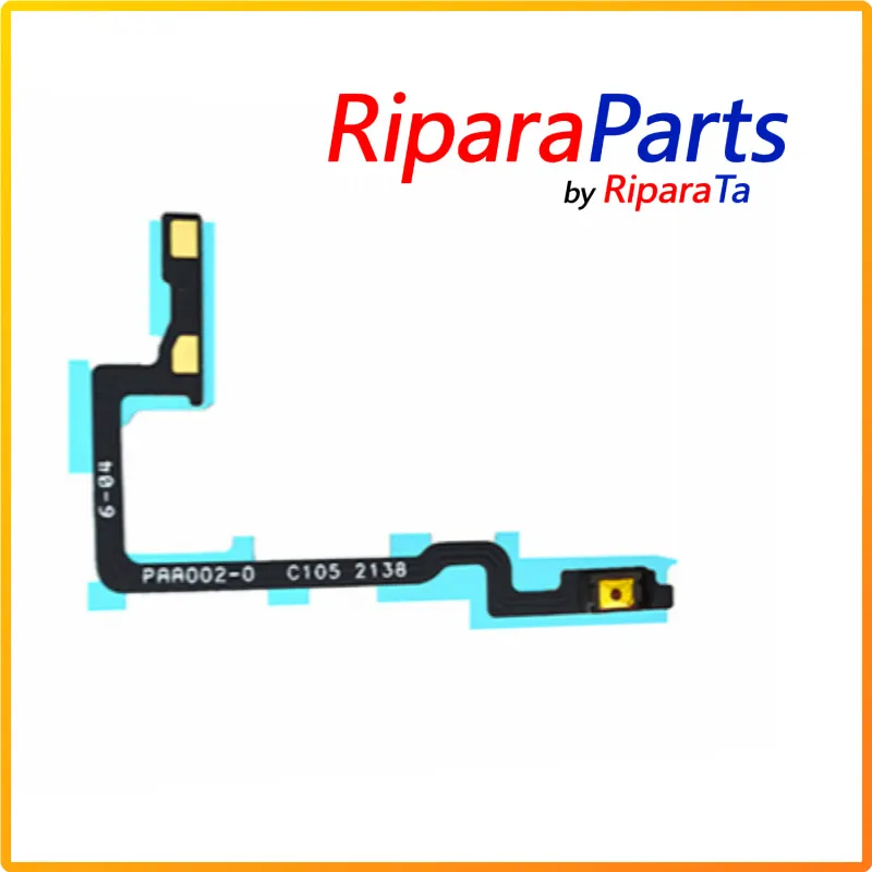 FLEX FLAT TASTO ACCENSIONE POWER ON OFF PER OPPO A74 CHP2219 NERO