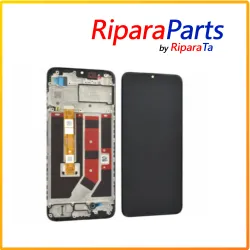 DISPLAY LCD TOUCH+FRAME PER OPPO A38 4G CPH2579 / A18 4G SERVICE PACK SCHERMO NERO