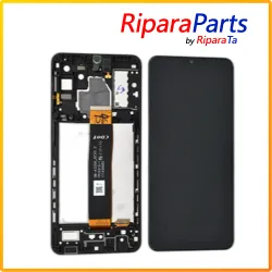 DISPLAY LCD TOUCH+FRAME ORIGINALE PER SAMSUNG GALAXY A32 5G SM-A326 VETRO SCHERMO NERO