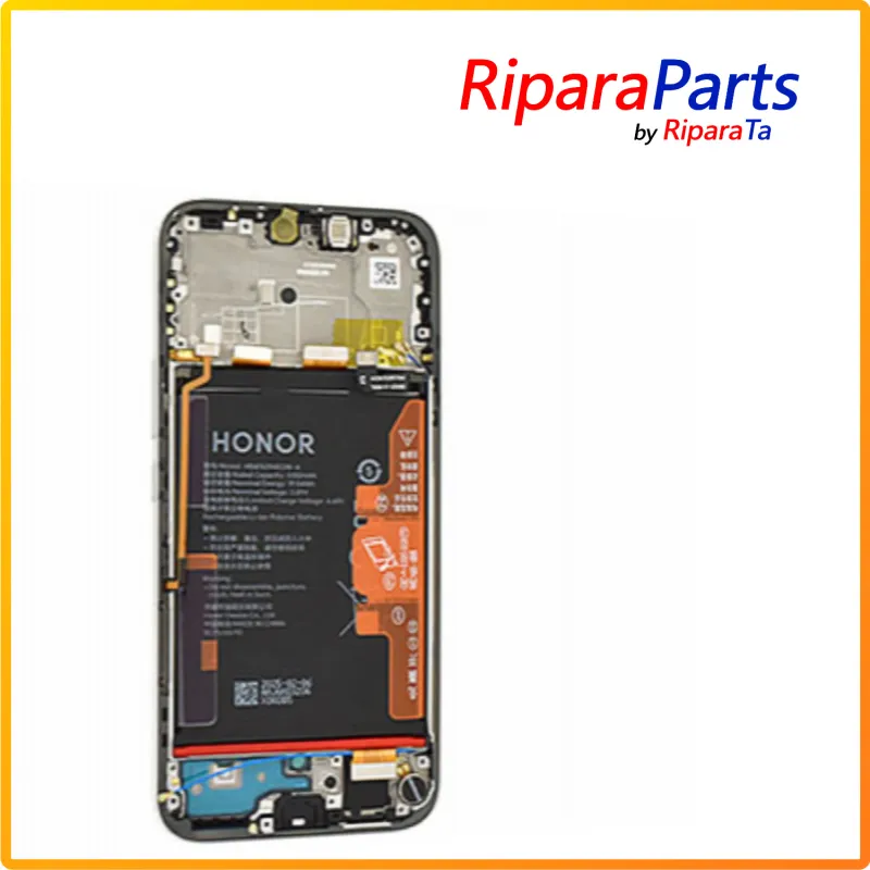 DISPLAY AMOLED TOUCH+FRAME+BATTERIA PER HONOR 400 LITE 5G ABR-NX1 ABR-N31C1 SERVICE PACK NERO
