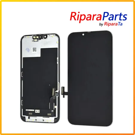 DISPLAY LCD TOUCH+FRAME PER APPLE IPHONE 13 RIGENERATO SCHERMO NERO