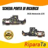 PCB Connettore + Microfono per Motorola Moto G75 ORIGINALE