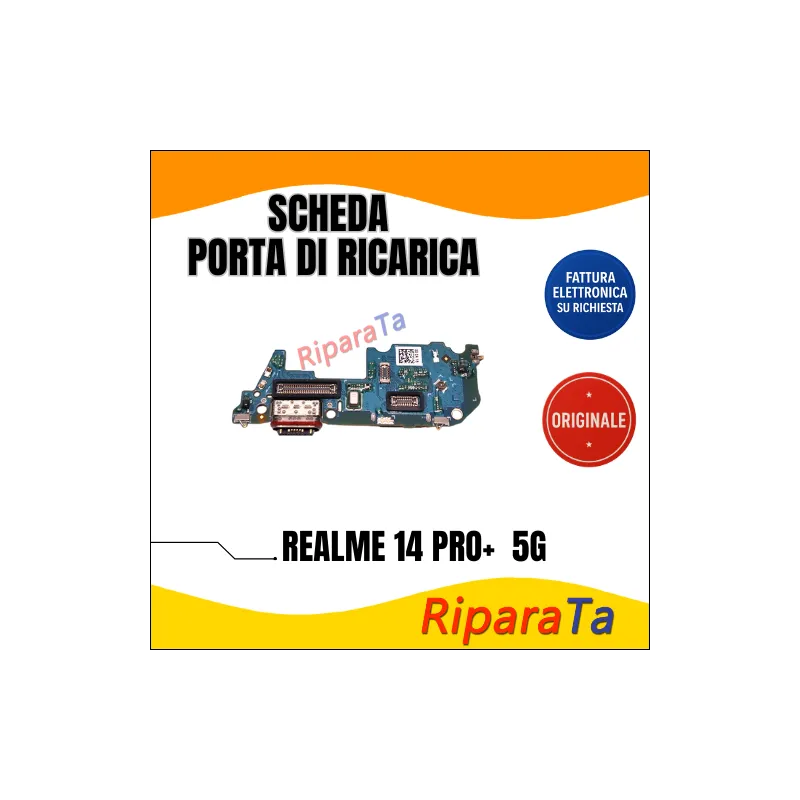 PCB CONNETTORE RICARICA REALME 14 PRO+ 5G RMX5051 DOCK MICROFONO LETTO