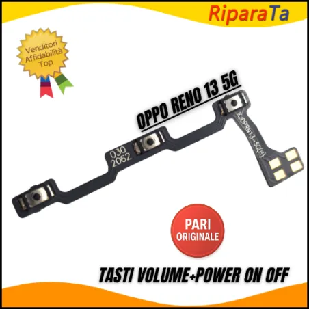FLEX FLAT TASTI LATERALI VOLUME TASTO ACCENSIONE OPPO RENO 13 5G CPH2689 ON OFF