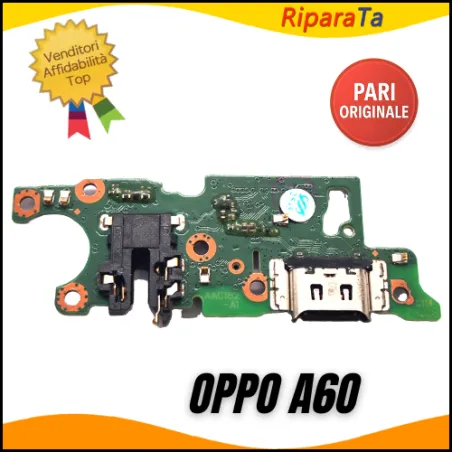 CONNETTORE RICARICA OPPO A60 CPH2631 PCB DOCK MICROFONO JACK AUDIO