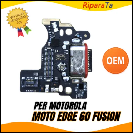 CONNETTORE RICARICA MOTOROLA EDGE 60 FUSION XT2503-4 DOCK PCB OEM