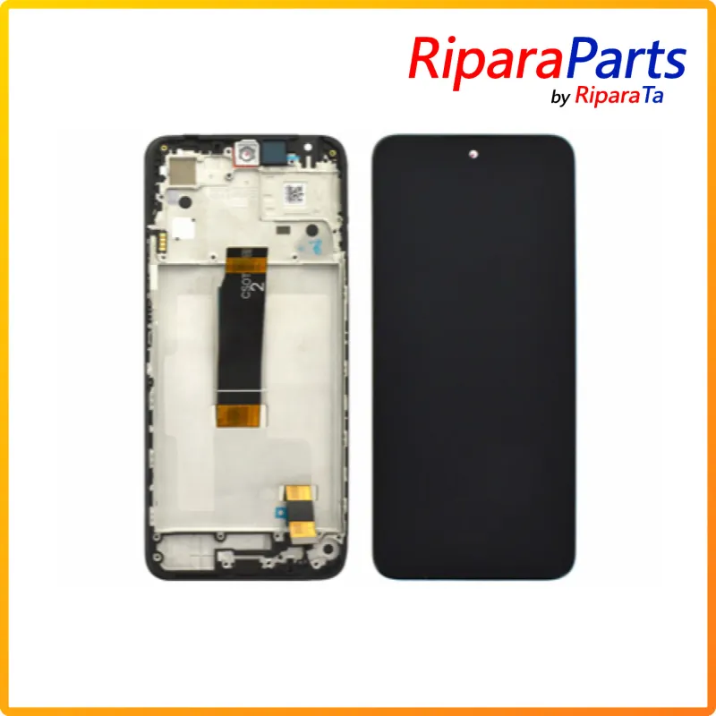 DISPLAY LCD TOUCH+FRAME ORIGINALE PER XIAOMI REDMI 12 4G SERVICE PACK SCHERMO NERO