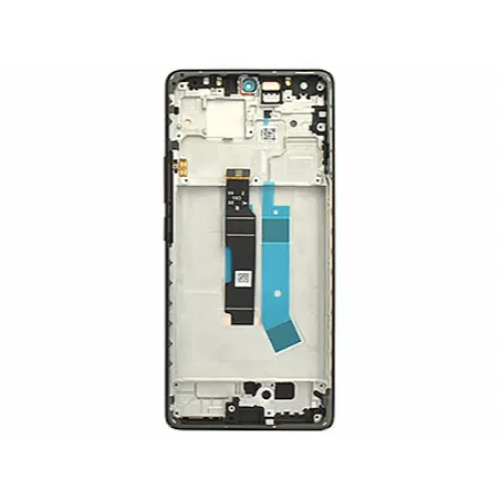 DISPLAY AMOLED TOUCH+FRAME ORIGINALE PER XIAOMI REDMI NOTE 14 PRO 4G SERVICE PACK SCHERMO NERO