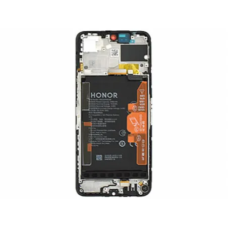 DISPLAY LCD TOUCH+FRAME+BATTERIA ORIGINALE PER HONOR 200 SMART ALT-NX1 SERVICE PACK SCHERMO NERO