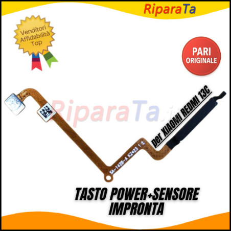 Sensore Impronte + Power Xiaomi Redmi 13C | RiparaTa B2B