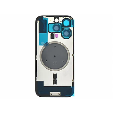 BACK COVER SCOCCA POSTERIORE MAGNETICA + VETRINO FOTOCAMERA PER APPLE IPHONE 16 PRO NATURAL SAND