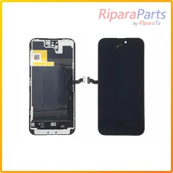 DISPLAY LCD TOUCH+FRAME PER APPLE IPHONE 14 PRO MAX SOFT OLED PRO SCHERMO NERO