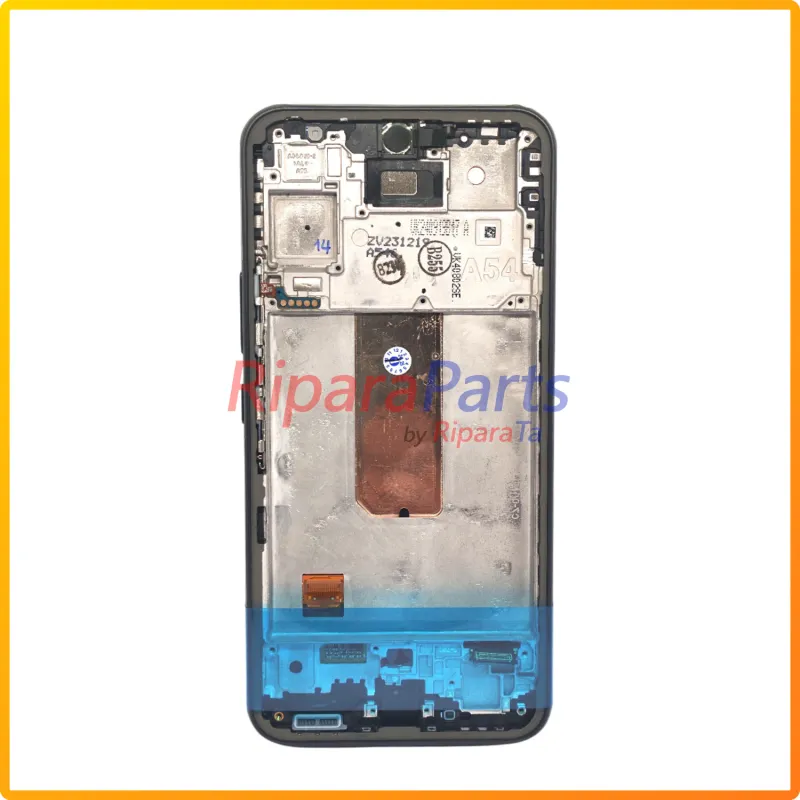 DISPLAY LCD SAMSUNG A54 5G SM-A546 SERVICE PACK ORIGINALE TOUCH FRAME NERO