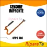 FLEX FLAT FINGERPRINT SENSORE IMPRONTA OPPO A80 CPH2639 NERO PARI ORIGINALE