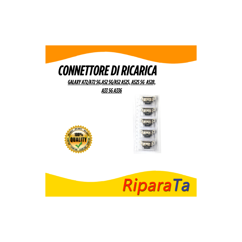 Connettore porta di ricarica per Samsung Galaxy A72/A72 5G, A52 5G/A52