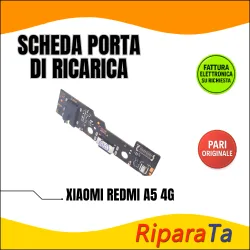 PCB RICARICA CONNETTORE XIAOMI REDMI A5 4G 25028PC03G MIC+JACK PARI ORIGINALE