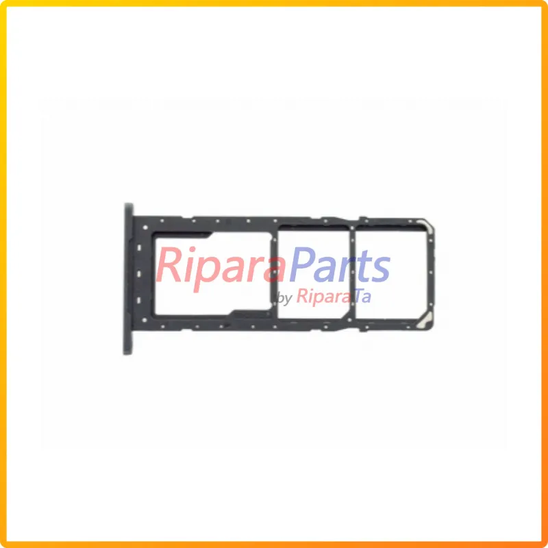 CARRELLO SPORTELLO DUAL SIM / SD ORIGINALE PER SAMSUNG GALAXY A14 SM-A145 SERVICE PACK BLACK MIST