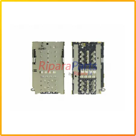 LETTORE SIM + MICRO SD DA SALDARE ORIGINALE PER SAMSUNG GALAXY S7 S8 S9 S10 S20 NOTE 8 9 10 20 A52 A72 SERVICE PACK