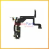 CONNETTORE RICARICA LIGHTNING FLEX FLAT MICROFONO PER APPLE IPHONE 13 PRO NERO DOCK