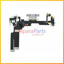 CONNETTORE RICARICA LIGHTNING FLEX FLAT MICROFONO PER APPLE IPHONE 14 VIOLA DOCK