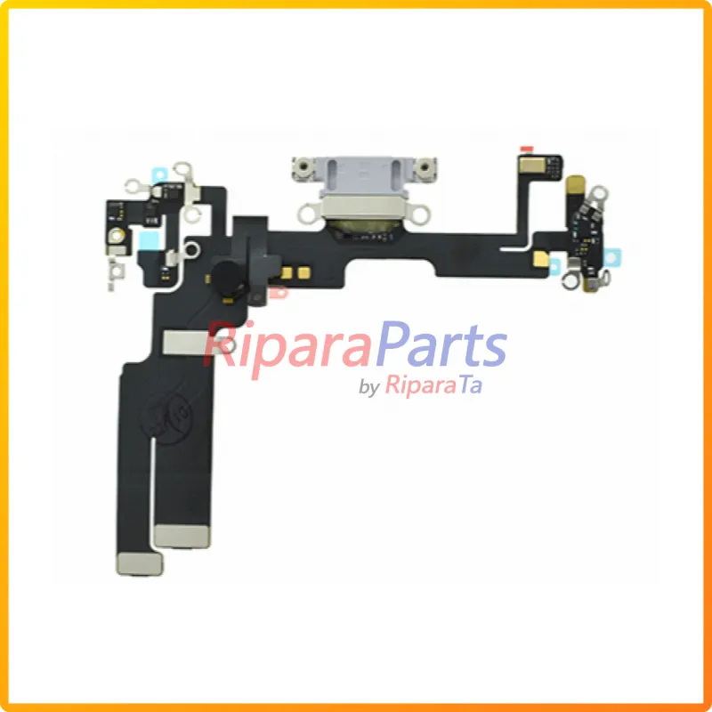 CONNETTORE RICARICA LIGHTNING FLEX FLAT MICROFONO PER APPLE IPHONE 14 VIOLA DOCK