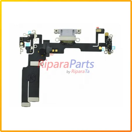 CONNETTORE RICARICA LIGHTNING FLEX FLAT MICROFONO PER APPLE IPHONE 14 VIOLA DOCK