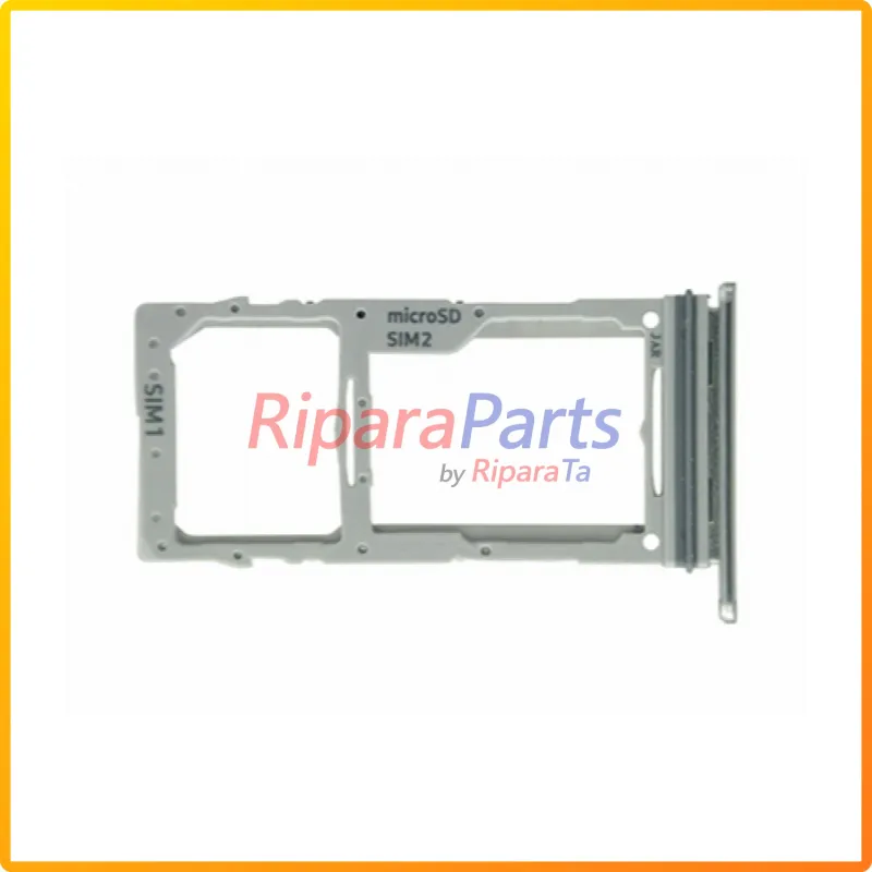 CARRELLO SPORTELLO DUAL SIM / SD ORIGINALE PER SAMSUNG GALAXY S10 LITE SM-G770 SERVICE PACK BIANCO