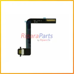 CONNETTORE RICARICA LIGHTNING FLEX FLAT PER APPLE IPAD 7 / IPAD 8 / IPAD 9 10.2 NERO DOCK