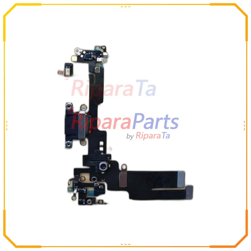 CONNETTORE RICARICA APPLE IPHONE 14 A2882 FLEX DOCK NERO PARI ORIGINALE