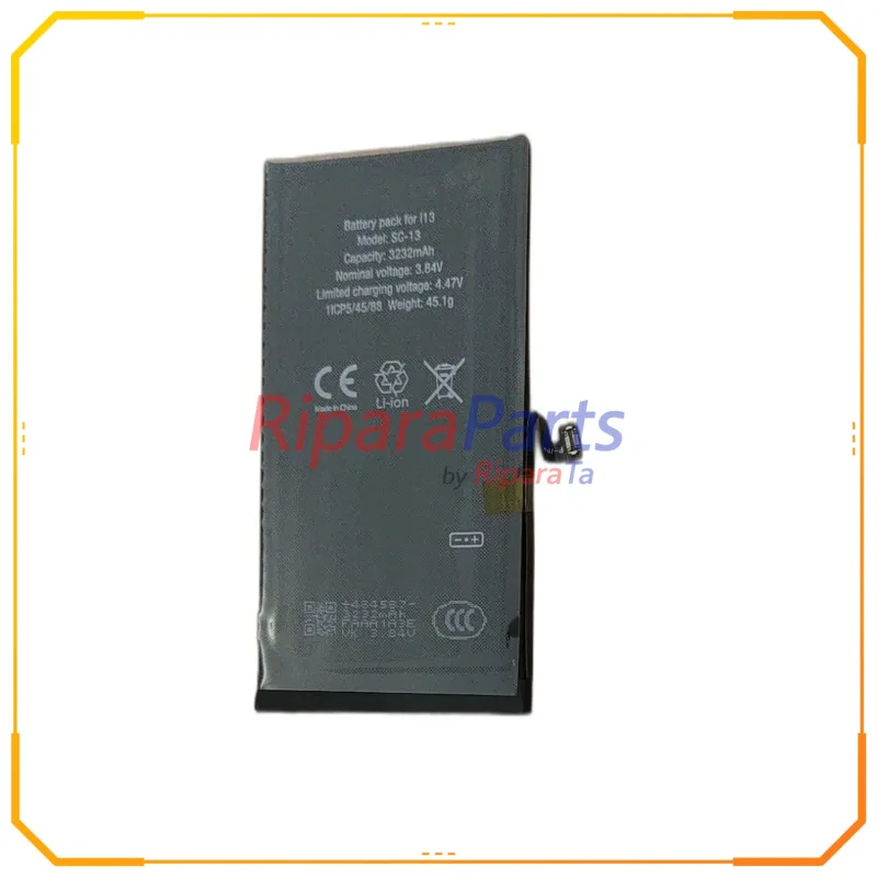 BATTERIA 3232mAh PER APPLE IPHONE 13 QUALITA' AAA+ ZERO CICLI PARI ORIGINALE