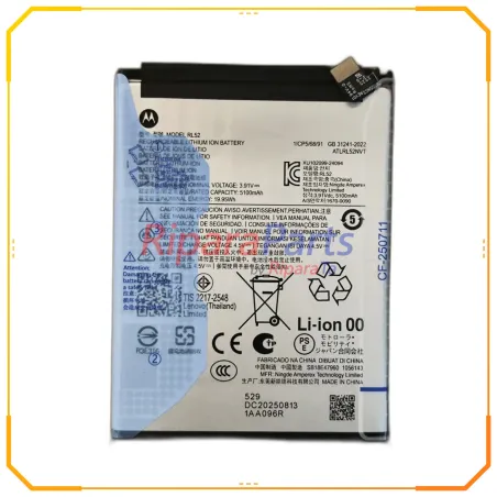 BATTERIA RL52 ORIGINALE PER MOTOROLA MOTO E15 4G/ G05/ G06/ G15 5100mAh