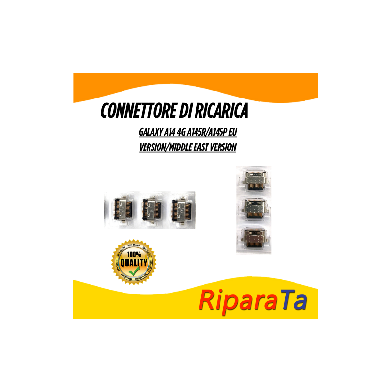 Connettore porta di ricarica per SAMSUNG GALAXY A14 4G A145R/A145P ORI