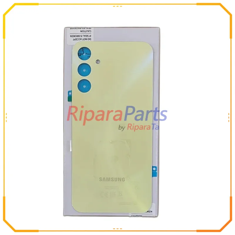 BACK COVER SCOCCA POSTERIORE PER SAMSUNG GALAXY A15 4G A155F A156B SERVICE GIALLO