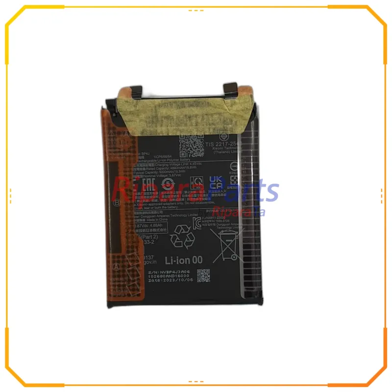 BATTERIA BP4J ORIGINALE PER XIAOMI REDMI NOTE 12 PRO+ 5G 22101316UG PILA 5000mAh