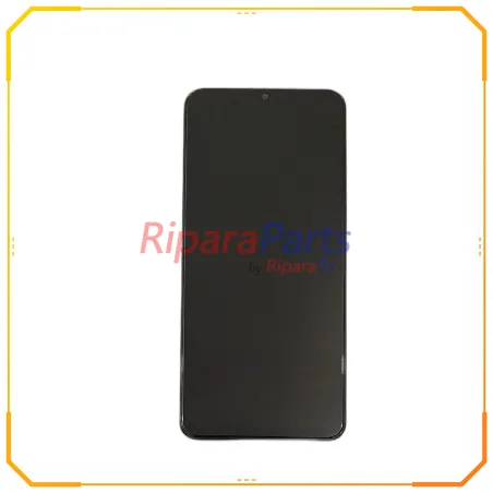 DISPLAY LCD TOUCH FRAME PER SAMSUNG GALAXY A23 5G SM-A236 SERVICE PACK GH82-29735A SCHERMO NERO