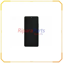 DISPLAY AMOLED TOUCH+FRAME ORIGINALE PER XIAOMI REDMI NOTE 14 PRO 4G SERVICE PACK SCHERMO NERO