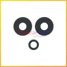 VETRINO VETRO LENTE FOTOCAMERA CAMERA POSTERIORE PER XIAOMI REDMI NOTE 12 4G NERO SET 3 PZ