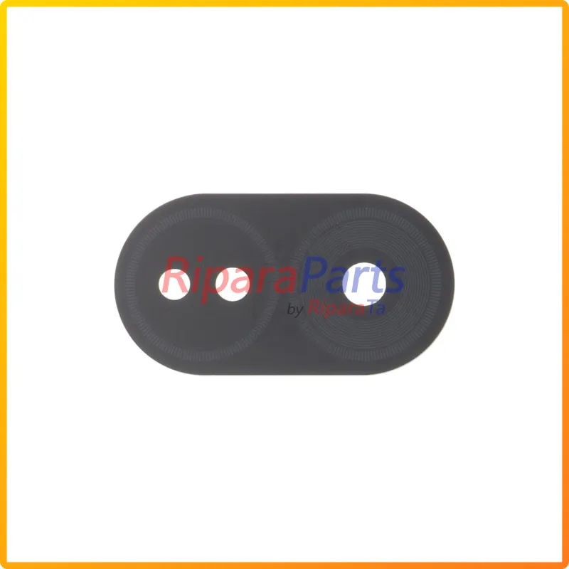 VETRINO VETRO LENTE FOTOCAMERA CAMERA POSTERIORE PER OPPO A38 CPH2579 NERO