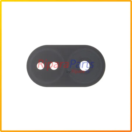 VETRINO VETRO LENTE FOTOCAMERA CAMERA POSTERIORE PER OPPO A38 CPH2579 NERO
