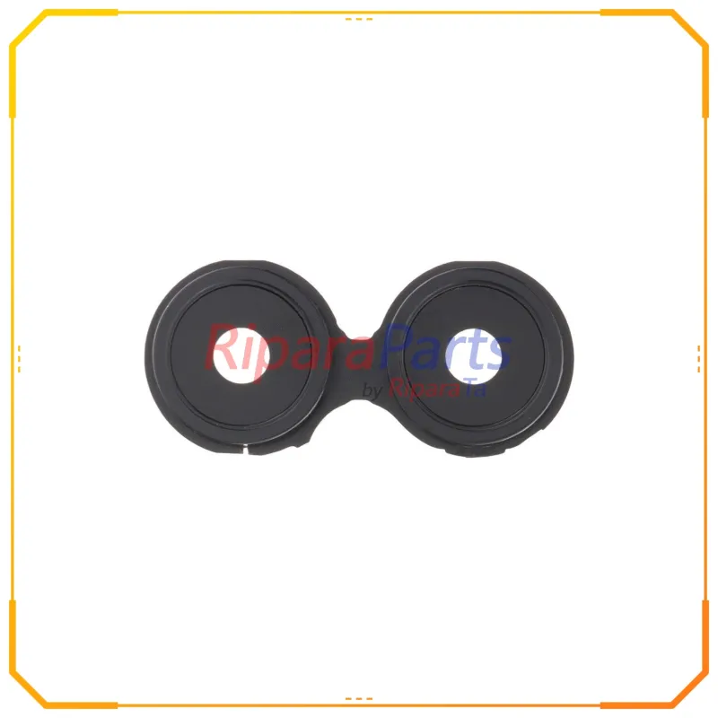 VETRINO LENTE FOTOCAMERA CAMERA POSTERIORE CON CORNICE PER OPPO RENO7 LITE 5G / RENO8 LITE 5G CPH2343 NERO