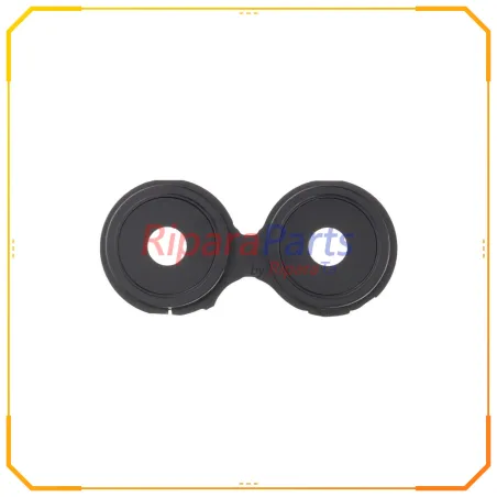 VETRINO LENTE FOTOCAMERA CAMERA POSTERIORE CON CORNICE PER OPPO RENO7 LITE 5G / RENO8 LITE 5G CPH2343 NERO