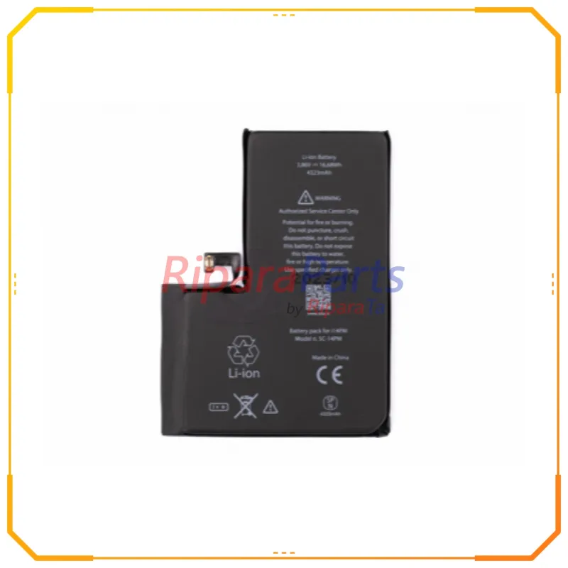BATTERIA 4323mAh PER APPLE IPHONE 14 PRO MAX QUALITA' AAA+ ZERO CICLI PARI ORIGINALE